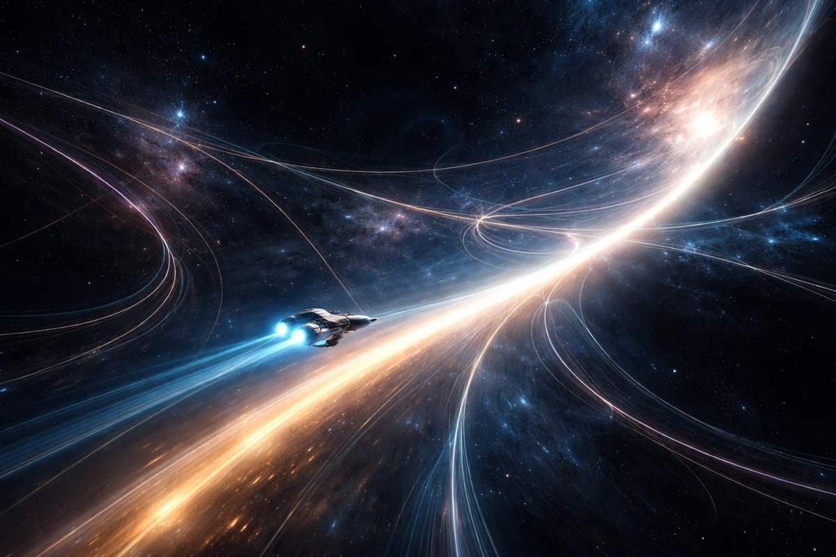 Among infinitely many possible trajectories, nature selects the one that extremizes the action.