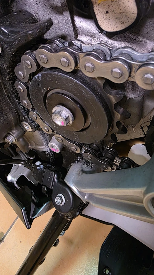 Le pignon de sortie de boîte original du RS 660