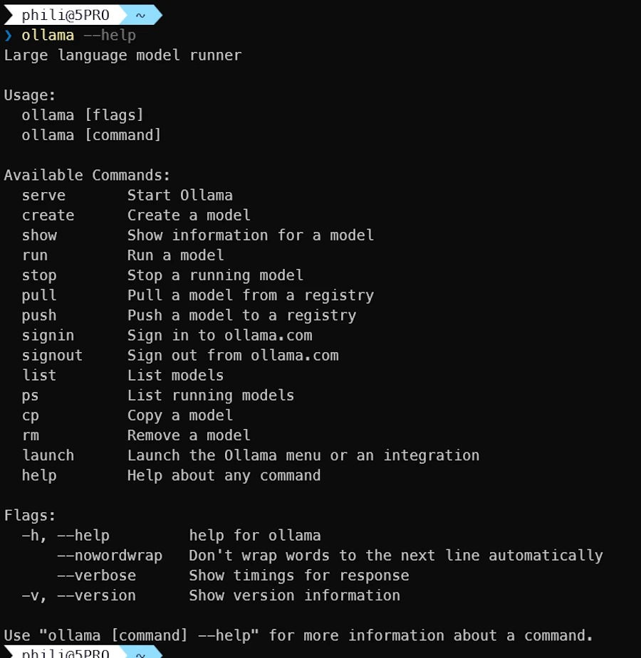 Getting Help from Ollama